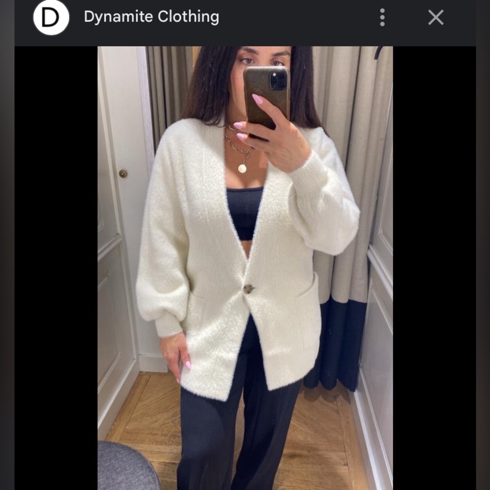 Dynamite premium plush cardigan